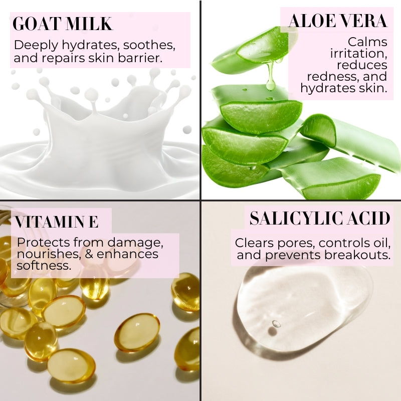 Goat Milk Face Wash for Dry and Sensitive Skin