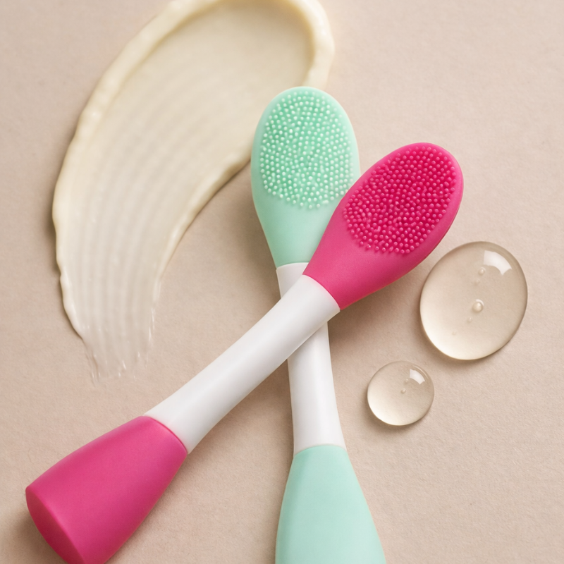 Silicone Face Mask Applicator & Lip Facial Cleansing Brush