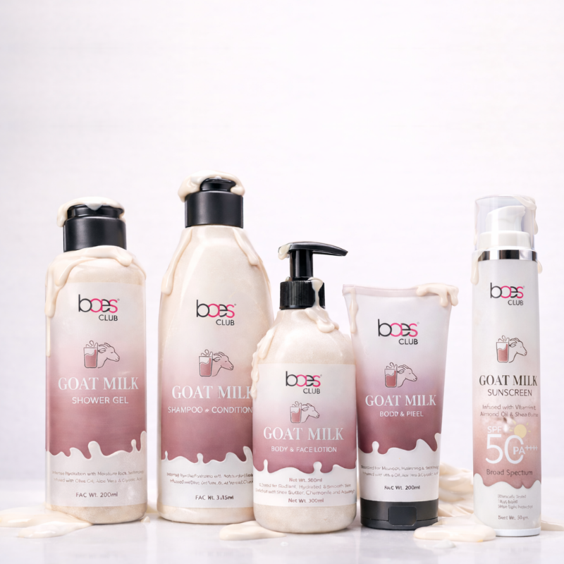 Goat Milk Complete Face, Body & Hair Care Combo