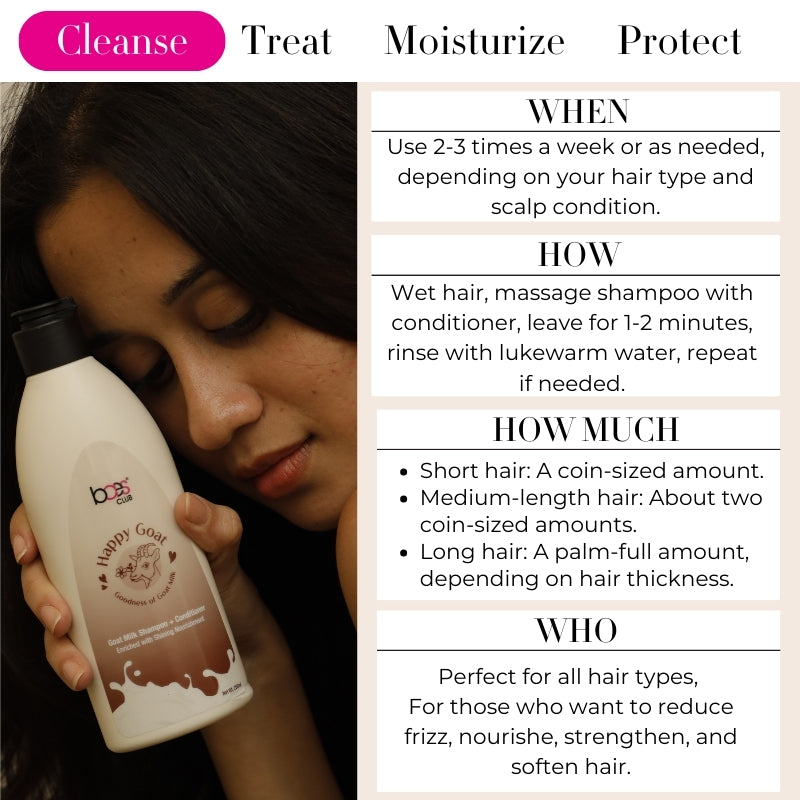 goat milk shampoo conditioner for dry hair
