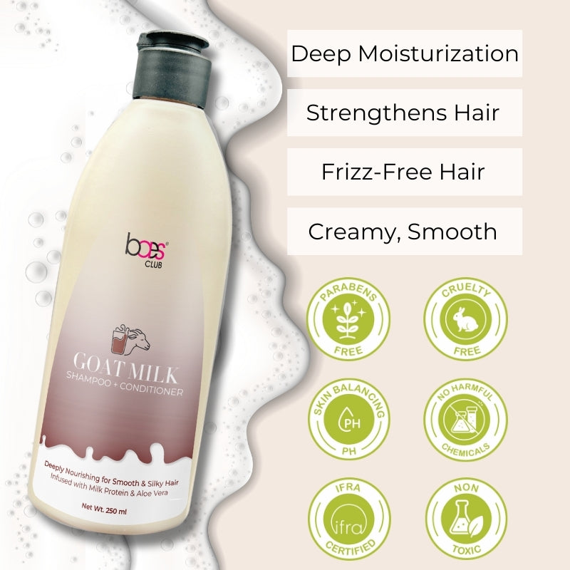 goat milk shampoo conditioner for dry hair