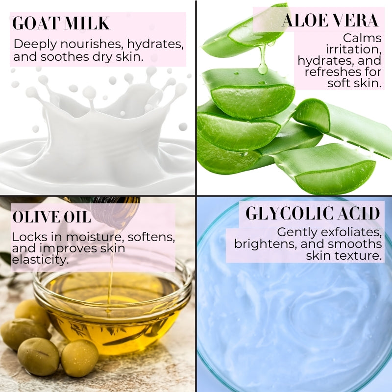 Goat Milk Shower Gel with Glycolic Acid – Baes Club