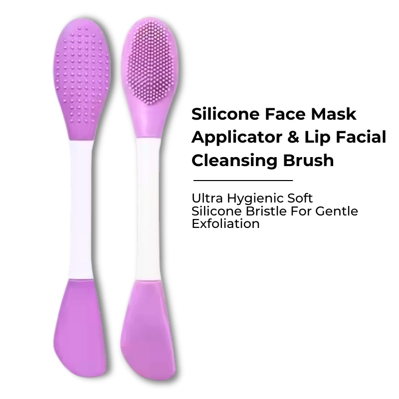 Silicone Face Mask Applicator & Lip Facial Cleansing Brush