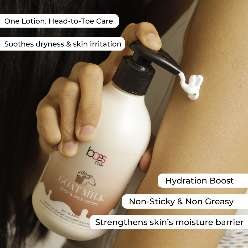 Goat Milk Complete Face, Body & Hair Care Combo