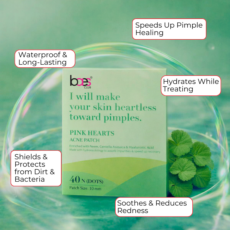 Pink Hearts Acne Patch