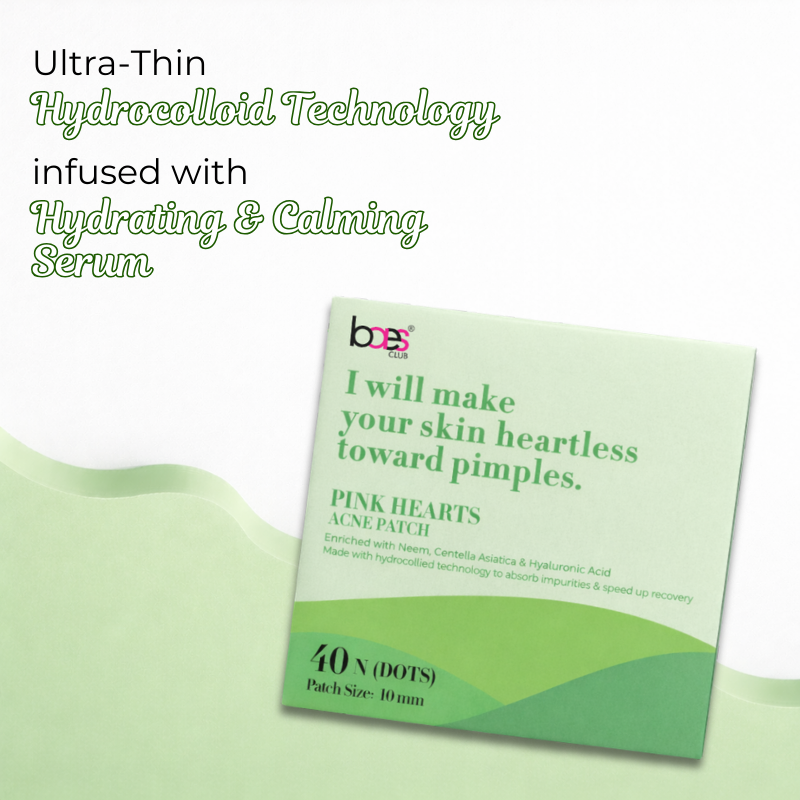 Pink Hearts Acne Patch