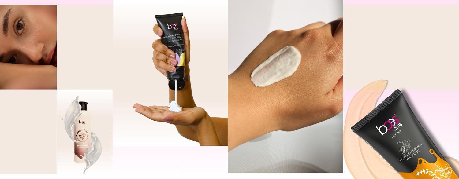 Baes Club creams and face wash