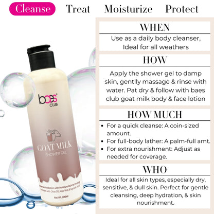 goat milk shower gel