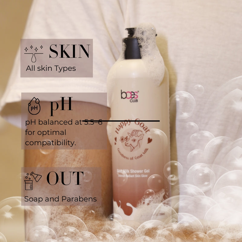 goat milk shower gel