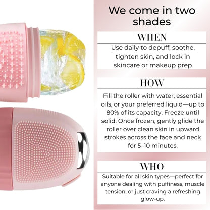 Baes Club Multifunction Ice Roller with Scrubber for Face | For puffiness and Glowing Skin | Unisex