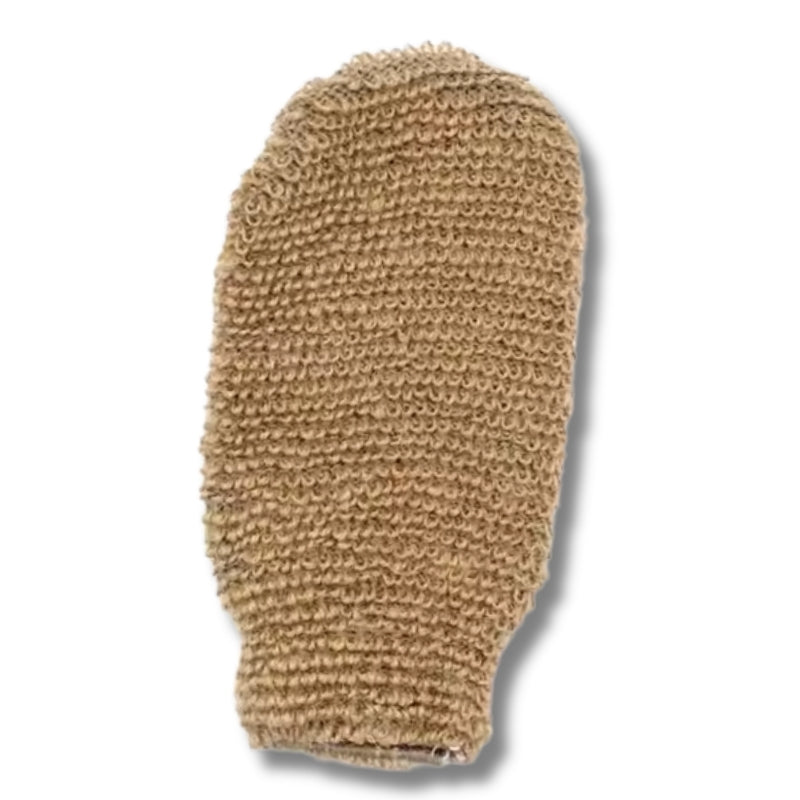 Baes Club 100% Natural Jute deep Exfoliating Loofah Glove | Men &amp; Women | stimulate cell renewal &amp; skin regeneration