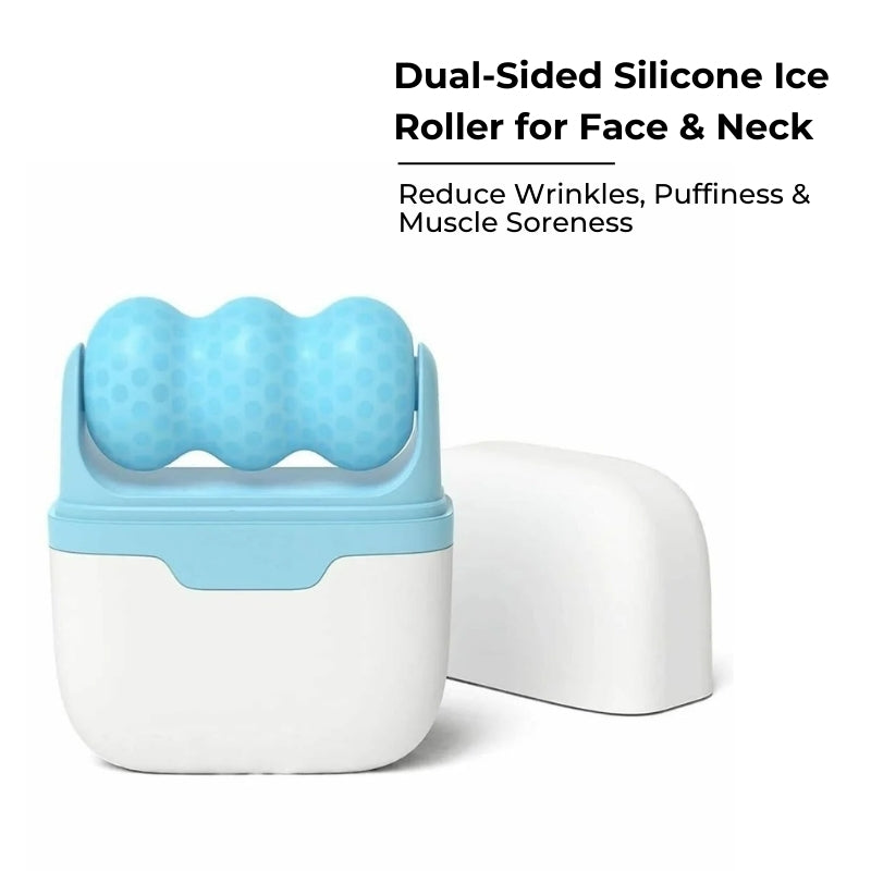 Baes Club Dual sided ice roller for Face &amp; Neck | Reduce Wrinkles, Relieve Muscle Soreness | Unisex