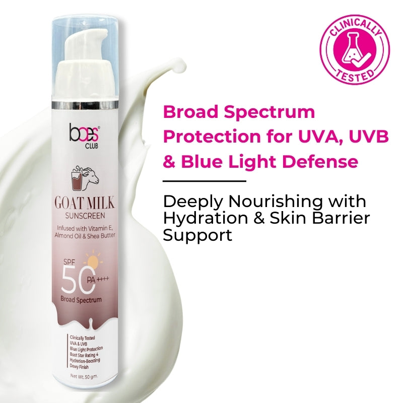 Goat milk sunscreen SPF 50 PA++++
