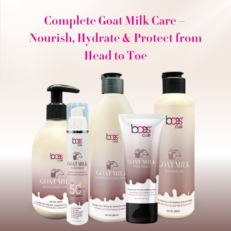 Goat Milk Sunscreen | SPF 50 | PA++++ With Vitamin E, Shea butter &amp; Almond Oil