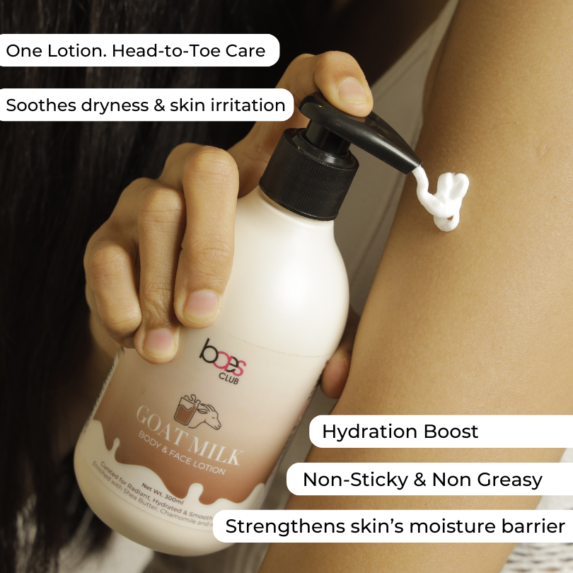 Goat Milk Body and Face Lotion – natural moisturizer for dry skin