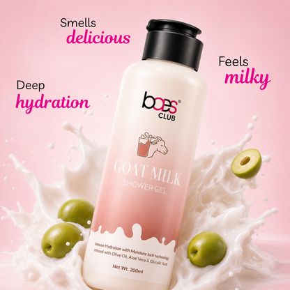 Goat Milk &amp; Glycolic Acid Shower Gel - 200ml