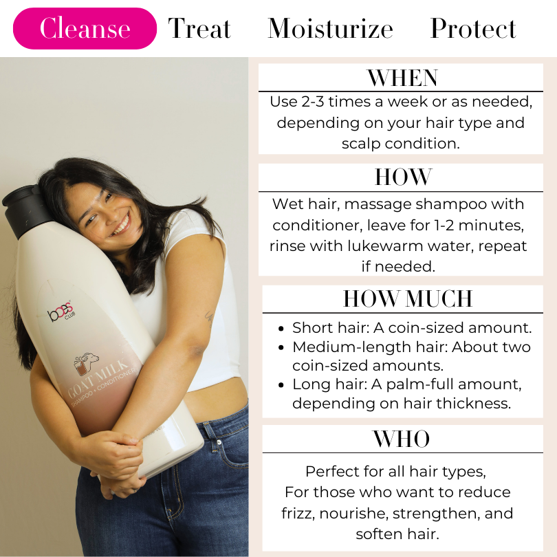 goat milk shampoo conditioner for dry hair