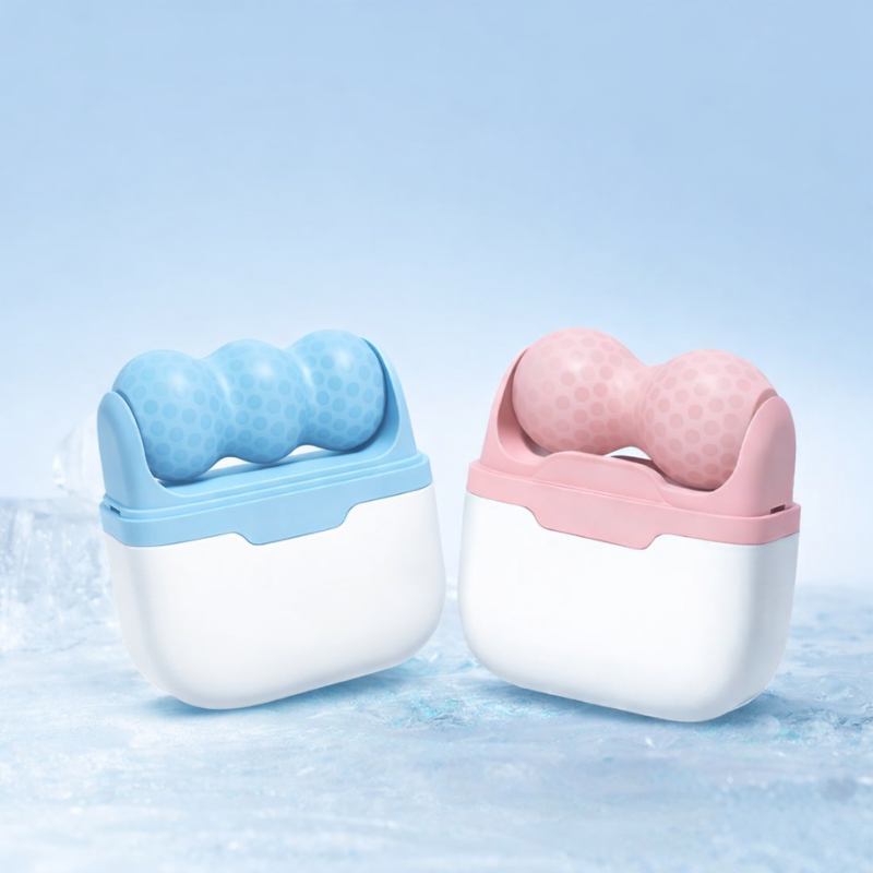 Dual sided ice roller