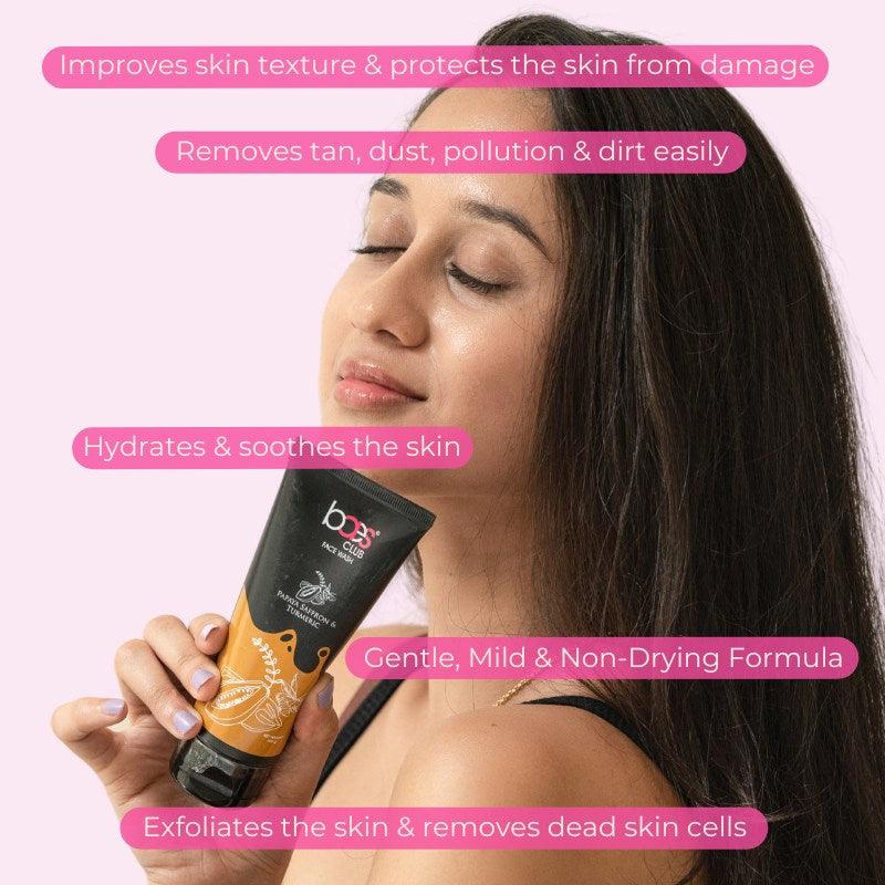 Face Wash – Papaya, Saffron &amp; Turmeric - Baes Club