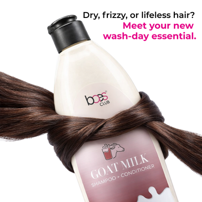 Baes Club Goat Milk Shampoo for dry scalp and hair fall
