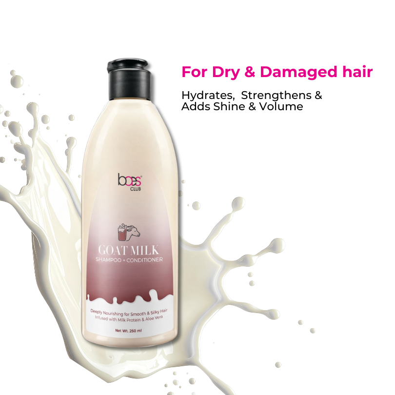 Baes Club Goat Milk Shampoo for dry scalp and hair fall